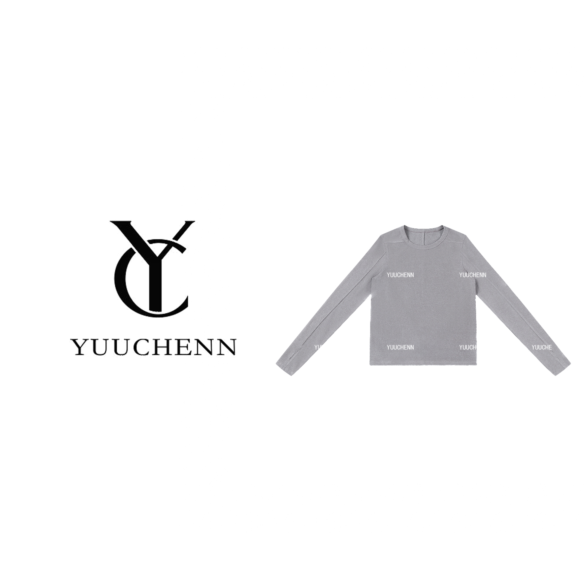 YUUCHENN【四季如春】圆领设计感上衣女休闲T恤打底衫CZ23C19683