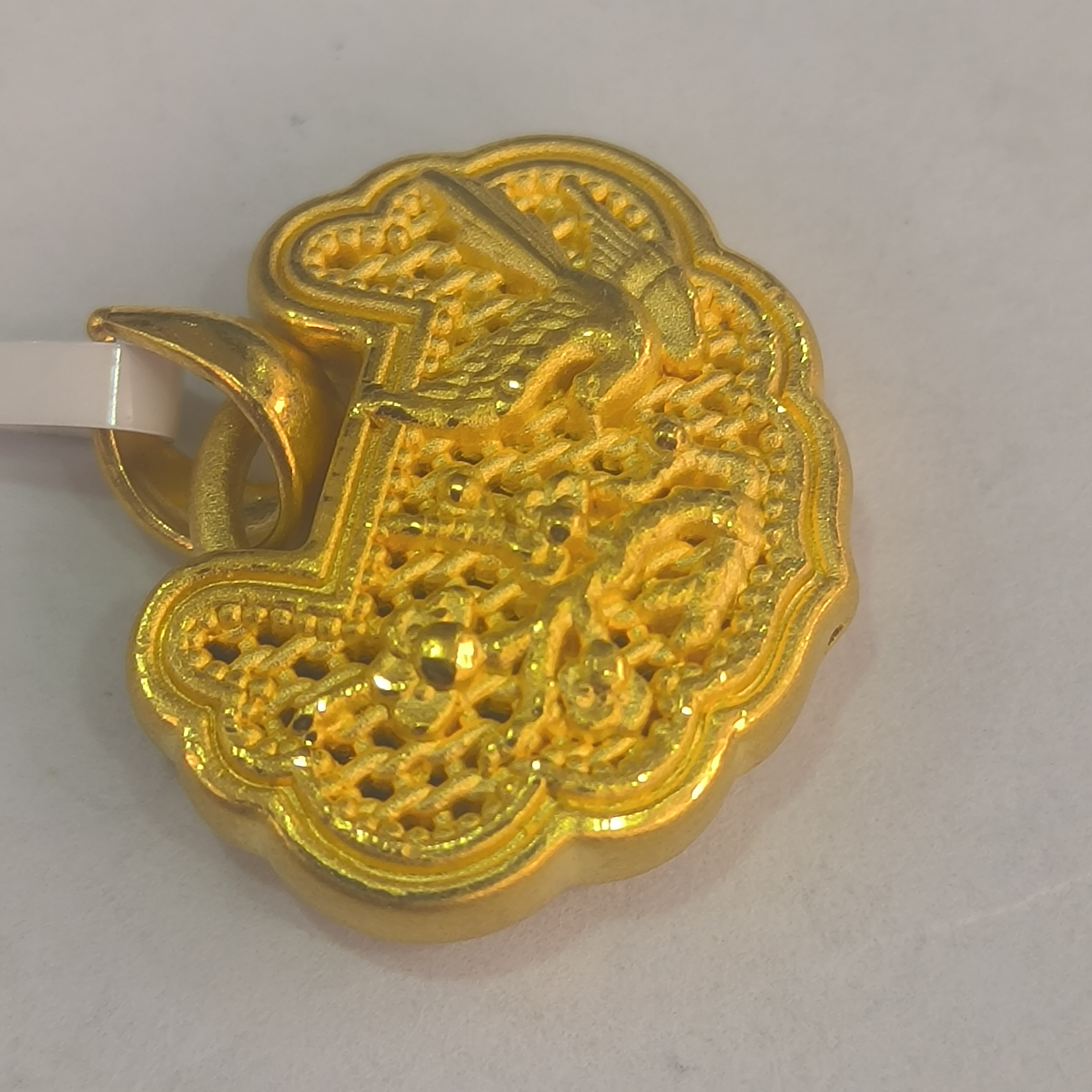 【陈晨专享】足金999饰品 喜上眉俏锁包吊坠 2.28 GP