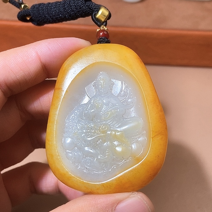 和田玉未镶嵌颈饰HX