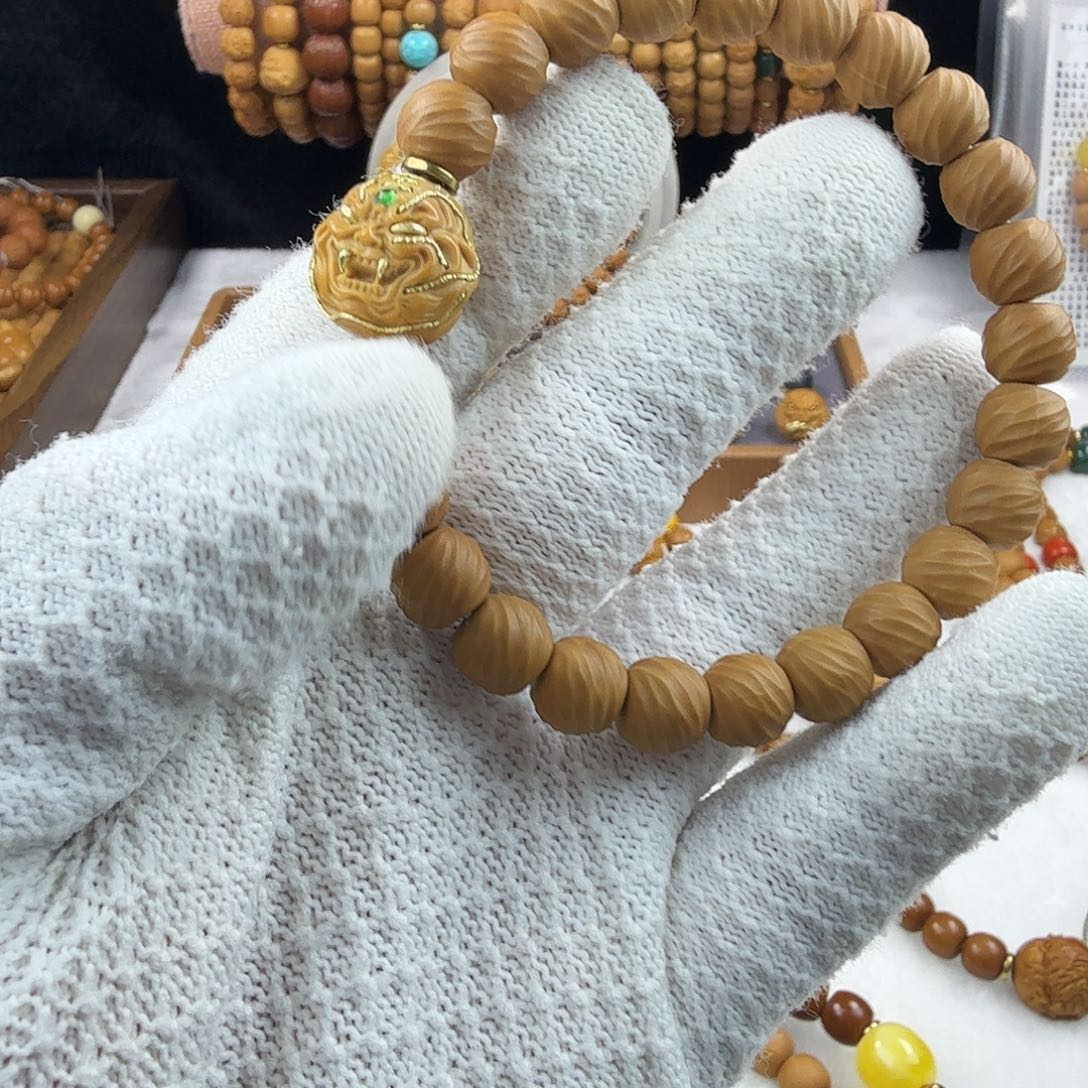 A***丹猴头核桃手串单颗虎王僧