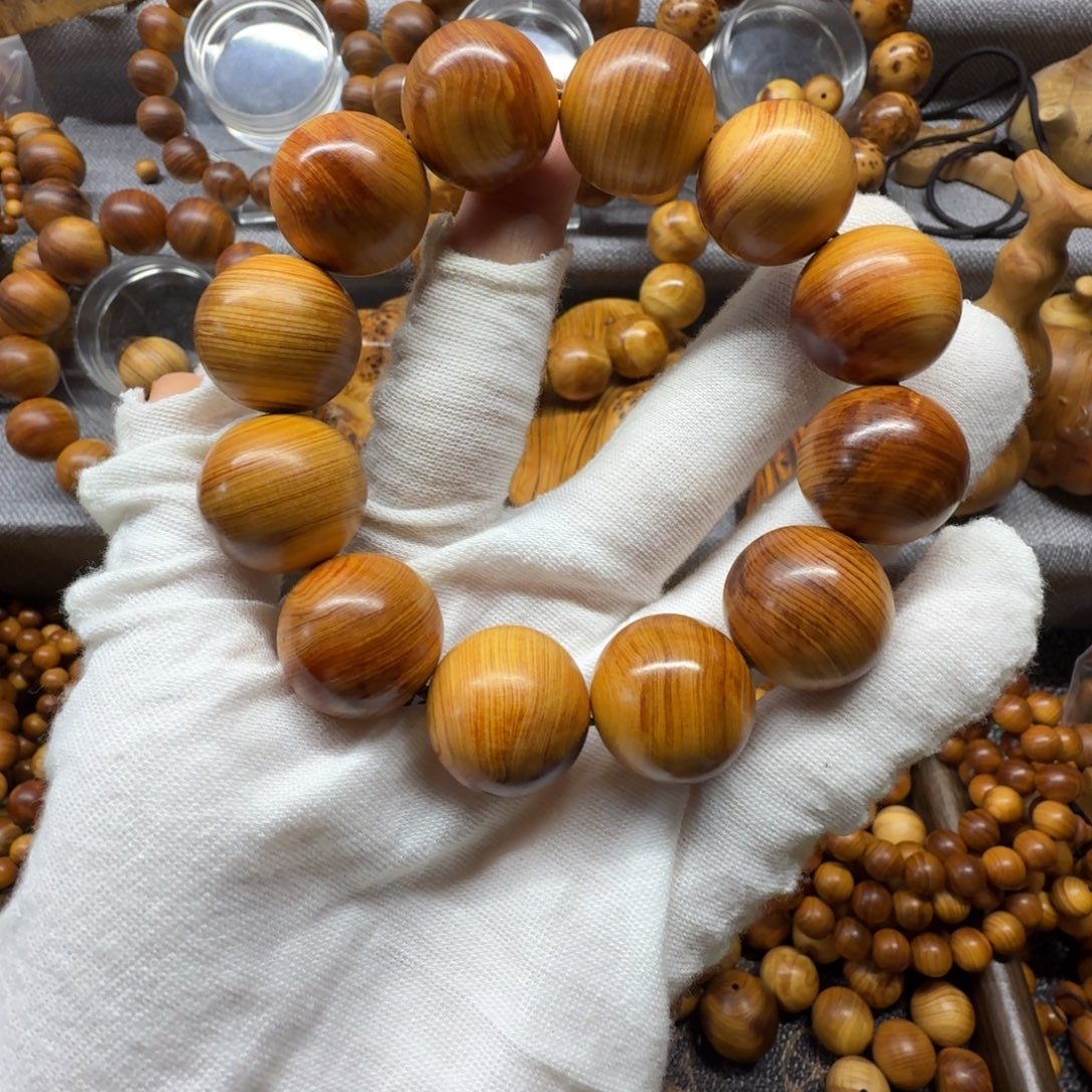 柏木（崖柏）2.0红油崖柏蚕丝纹微瑕款