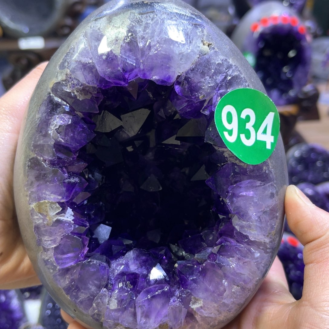 紫晶摆件未镶嵌紫水晶