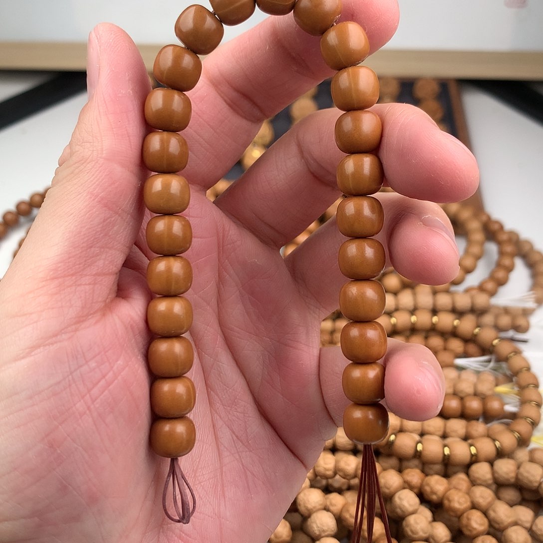 猴头核桃手串微瑕黑点老邢练手款