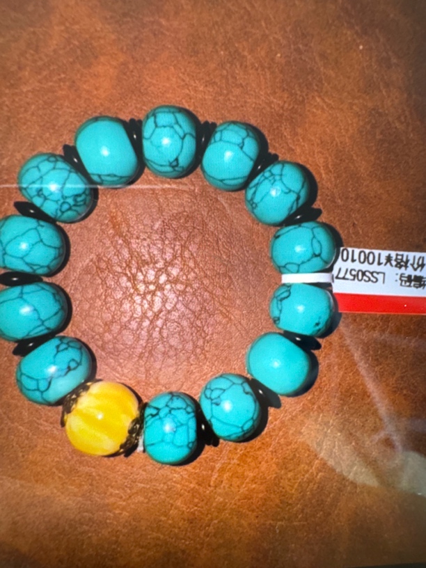 lss0577绿姑娘手串无礼盒