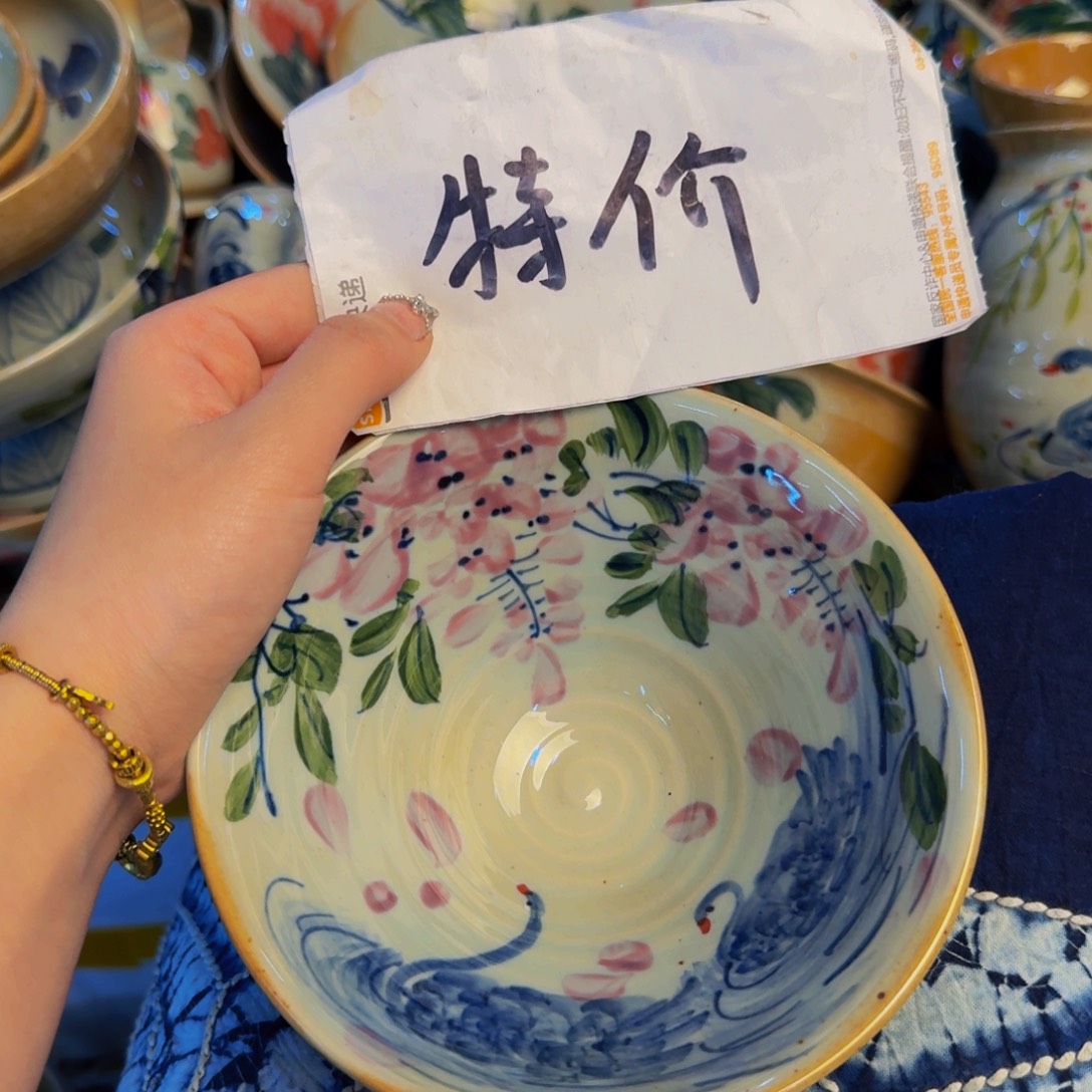 瓷片景德镇陶瓷手工手绘