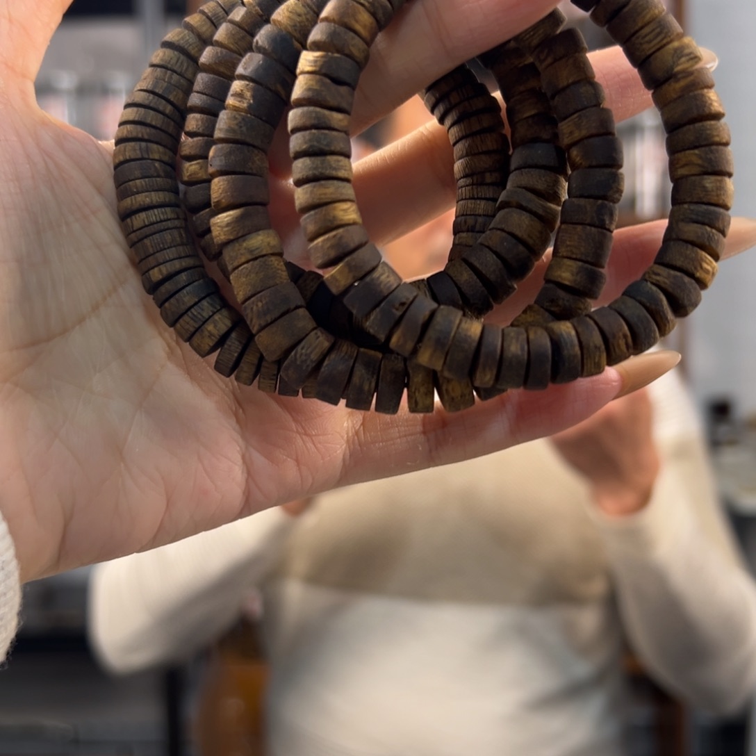 沉香手串奇楠沉香随型片珠单多样性发一