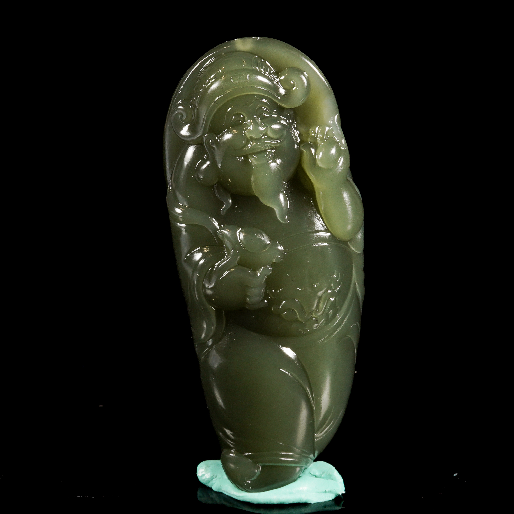 LOT.021和田玉财神手握/X2961