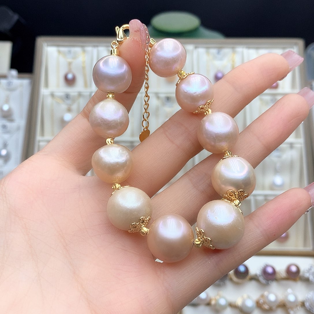 淡水珍珠颈饰合金