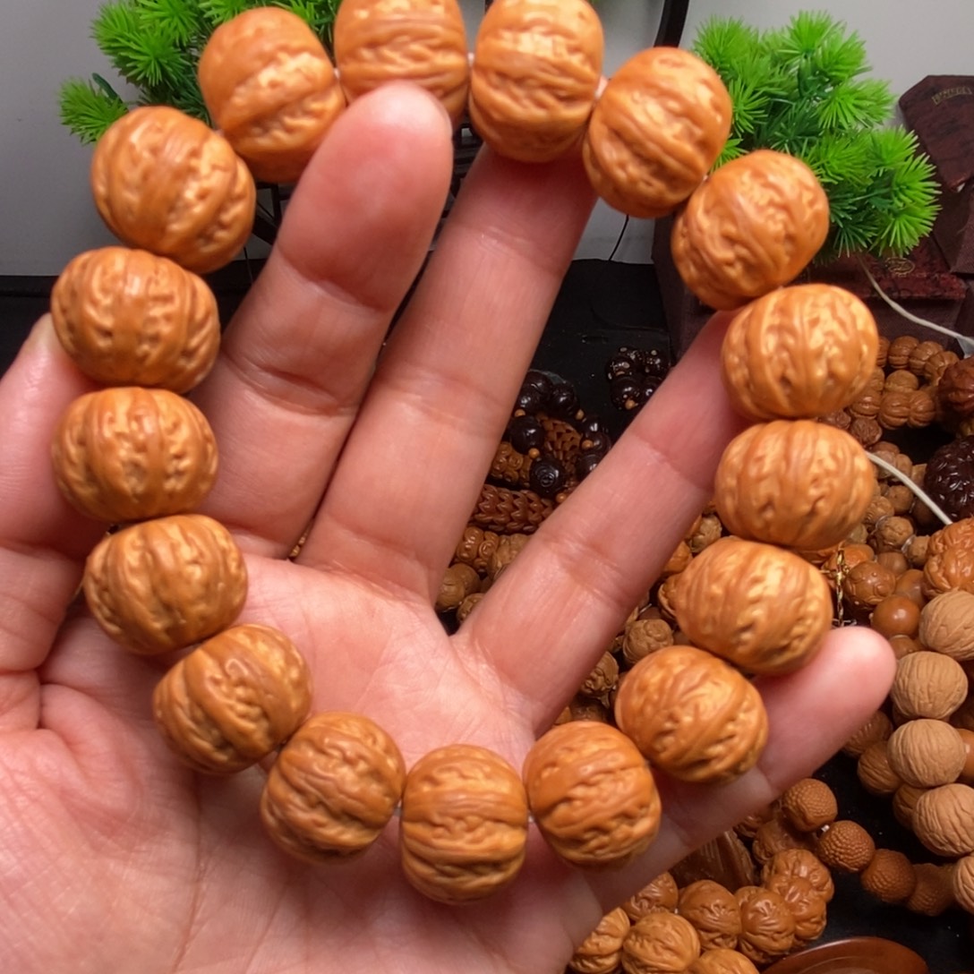 菩提籽类橄榄核雕刻手串手链项链吊坠