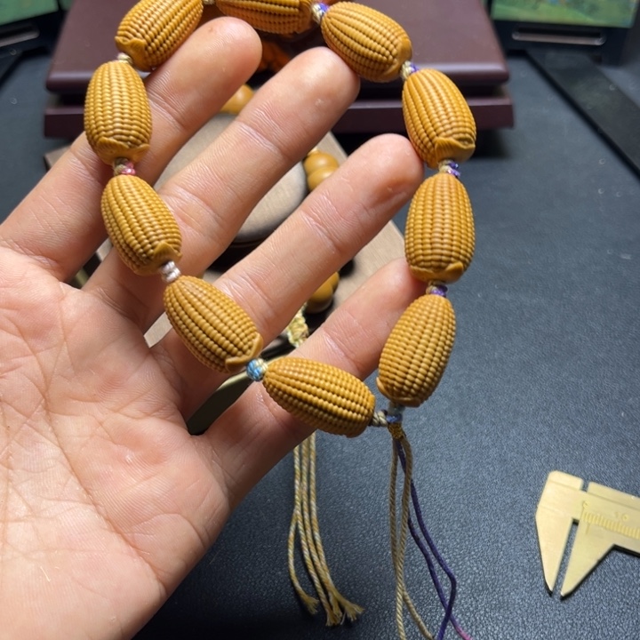 橄榄核手串/手链橄榄核雕玉米