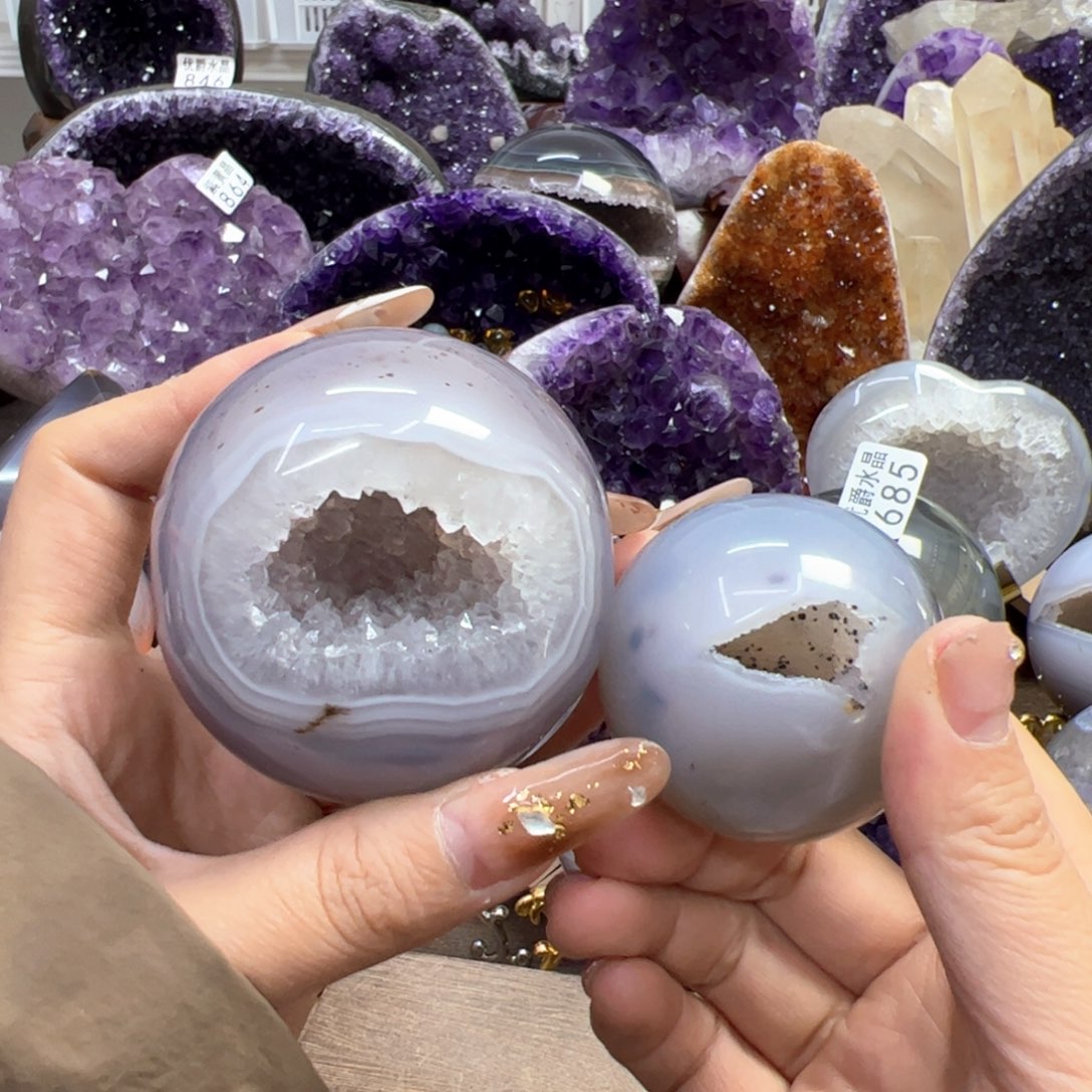 未镶嵌大型摆件（非配饰）紫晶小***爱1