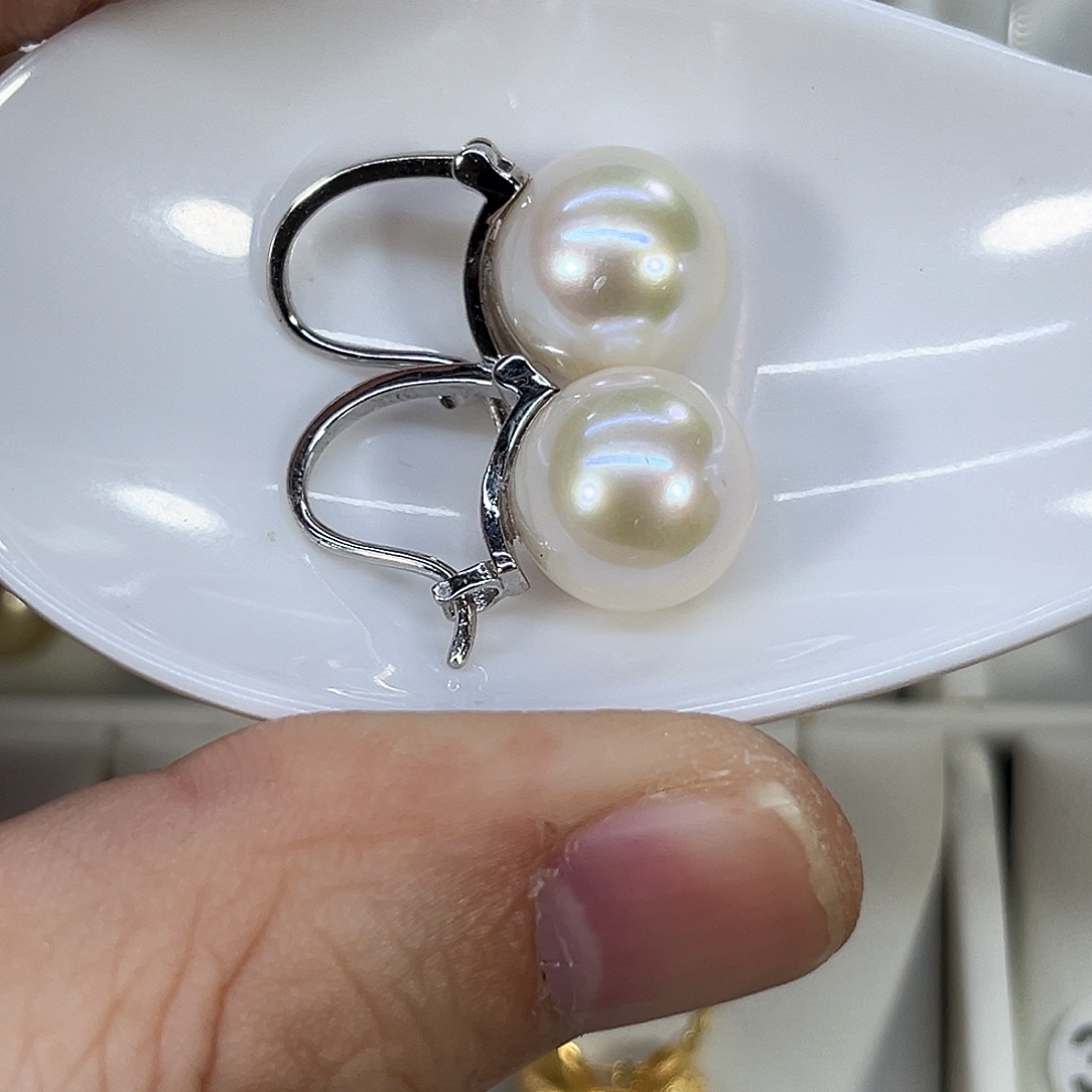 银S925镶嵌颈饰淡水珍珠