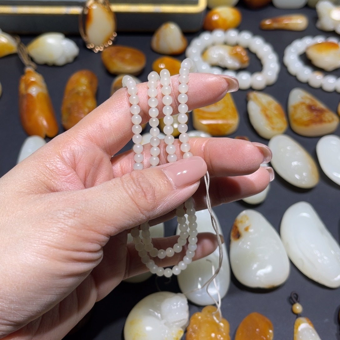 和田玉未镶嵌包链