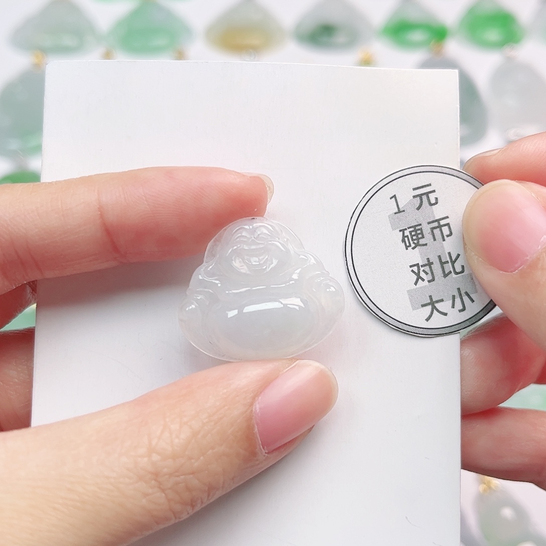 翡翠未镶嵌挂件天然A货翡翠