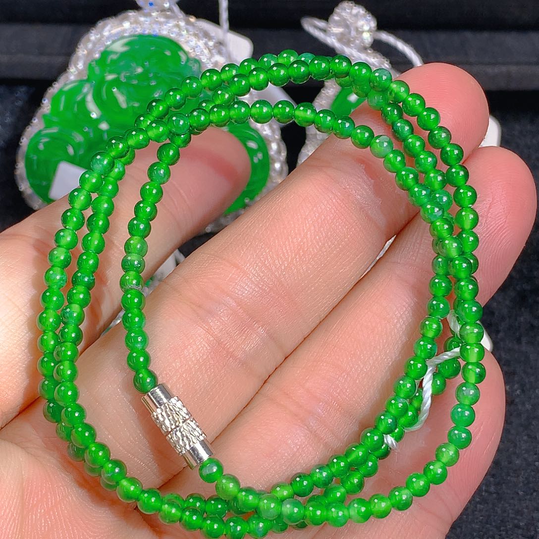 翡翠颈饰银S925镶嵌56959899988