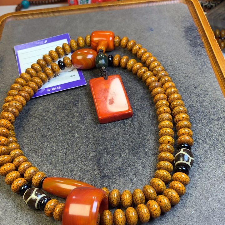 星月菩提吊坠极*脖挂