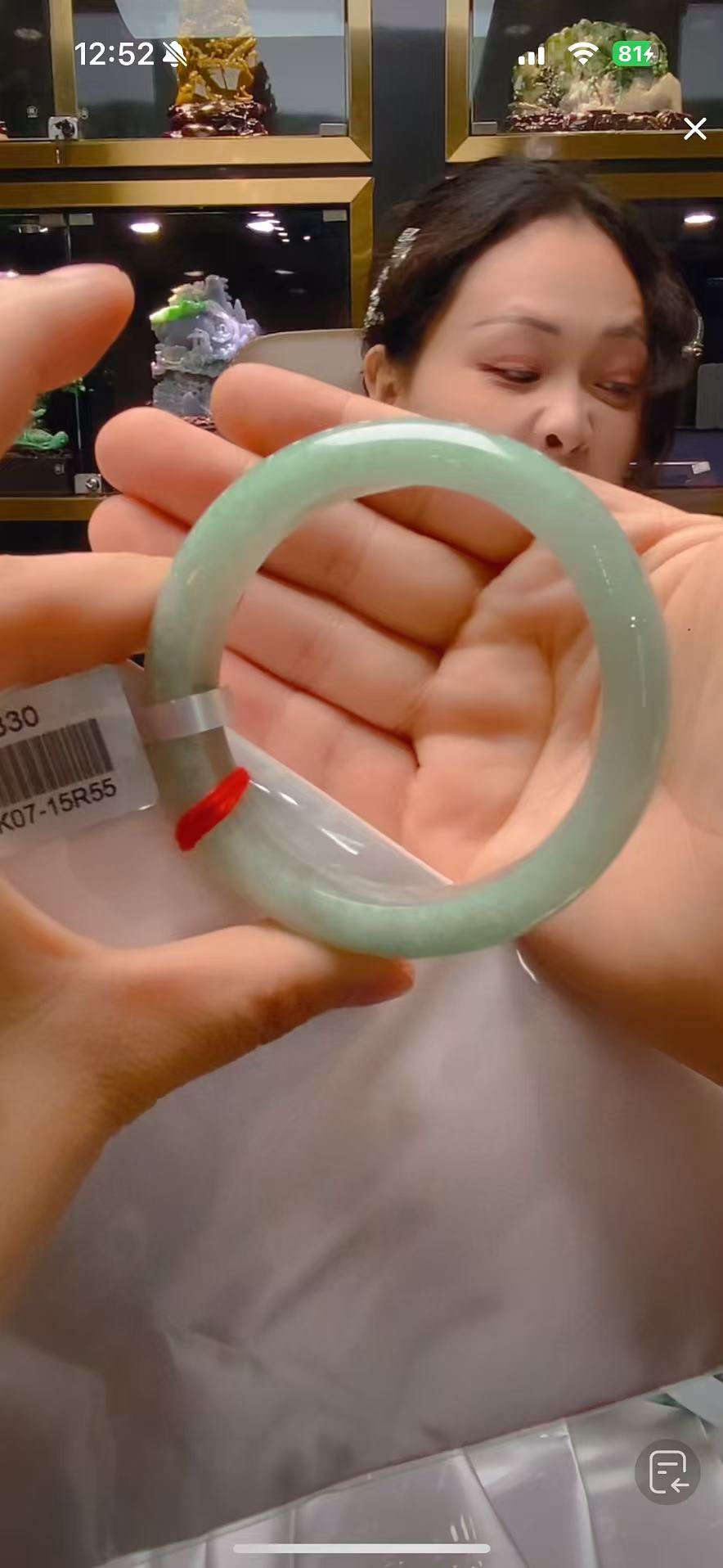 天然翡翠A货手镯