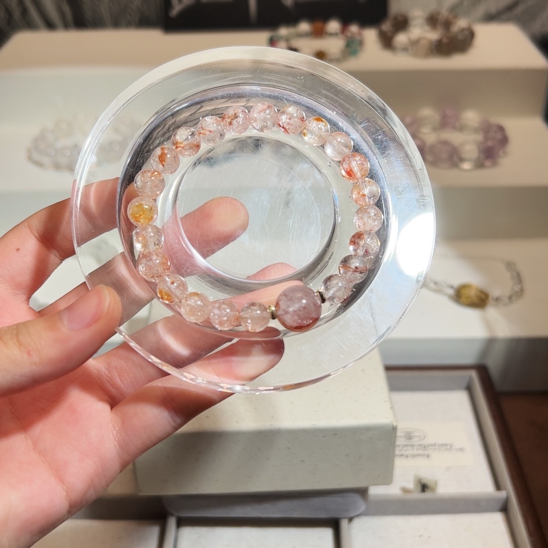 合金手链烟晶锦鲤
