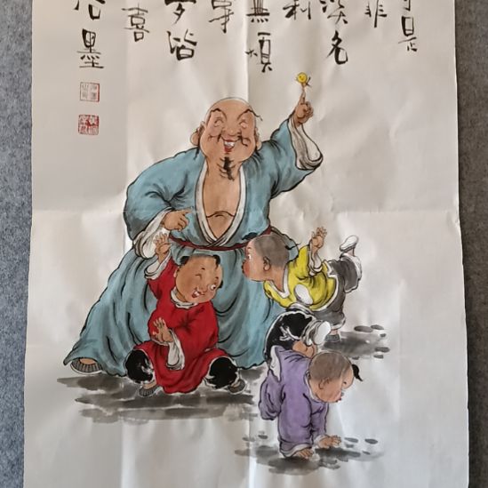 国画西安美院石墨老师作品！