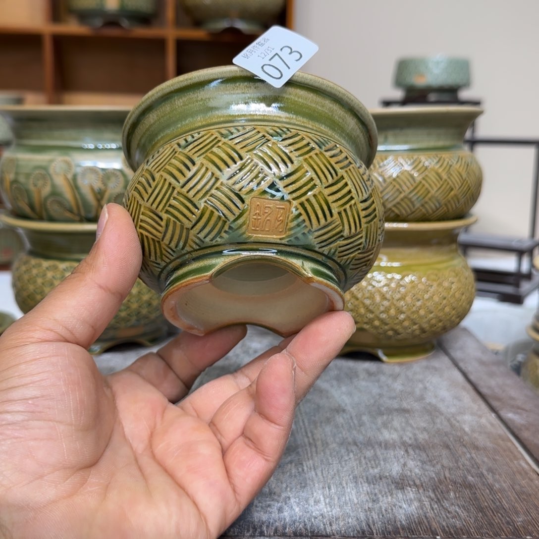 手工花盆 073 内口口径 8 cm 