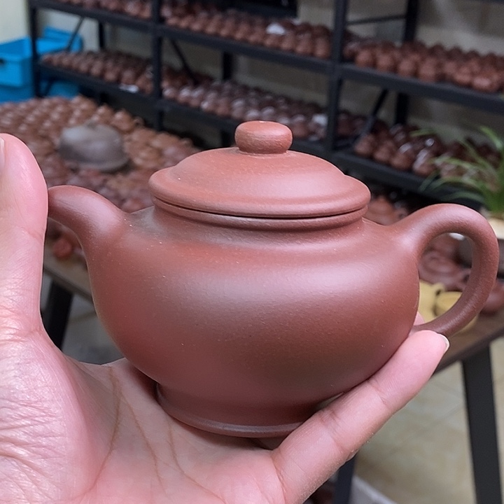 茶杯紫砂大掇子老紫泥