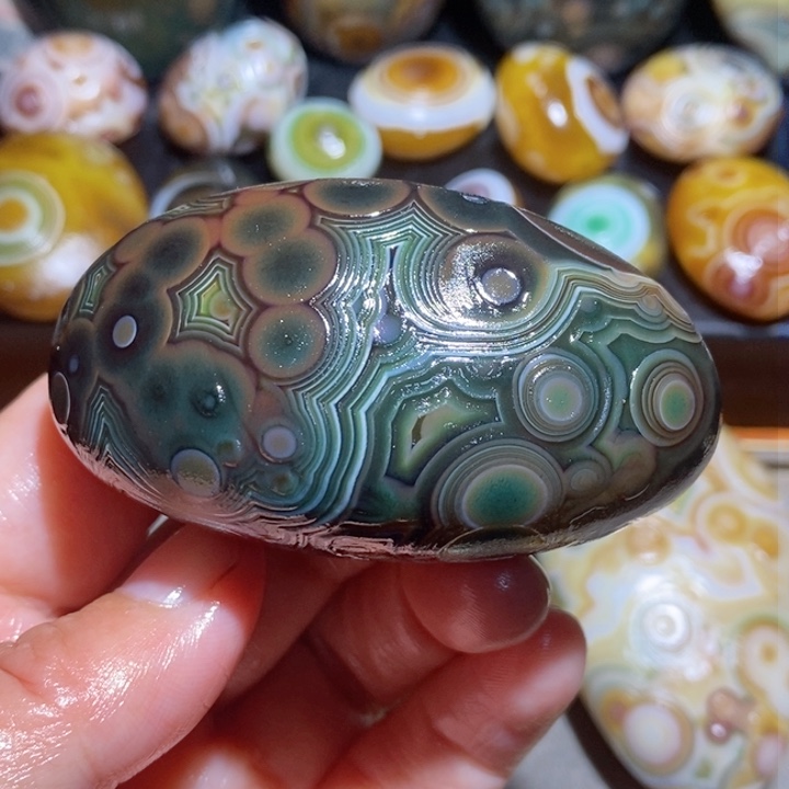 未镶嵌玛瑙/玉髓珠宝半成品14