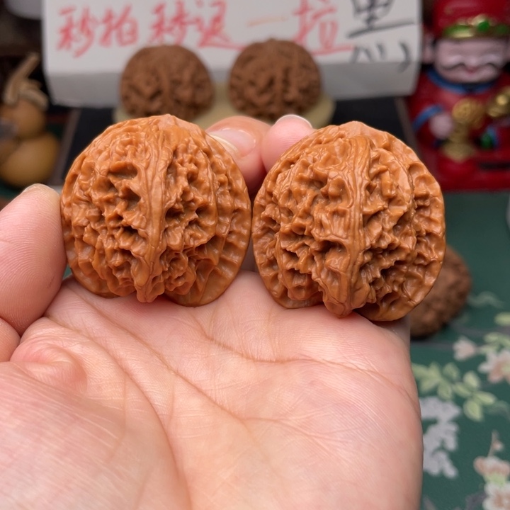 【闪购商品】把件文玩核桃吾*生37.5苹果园