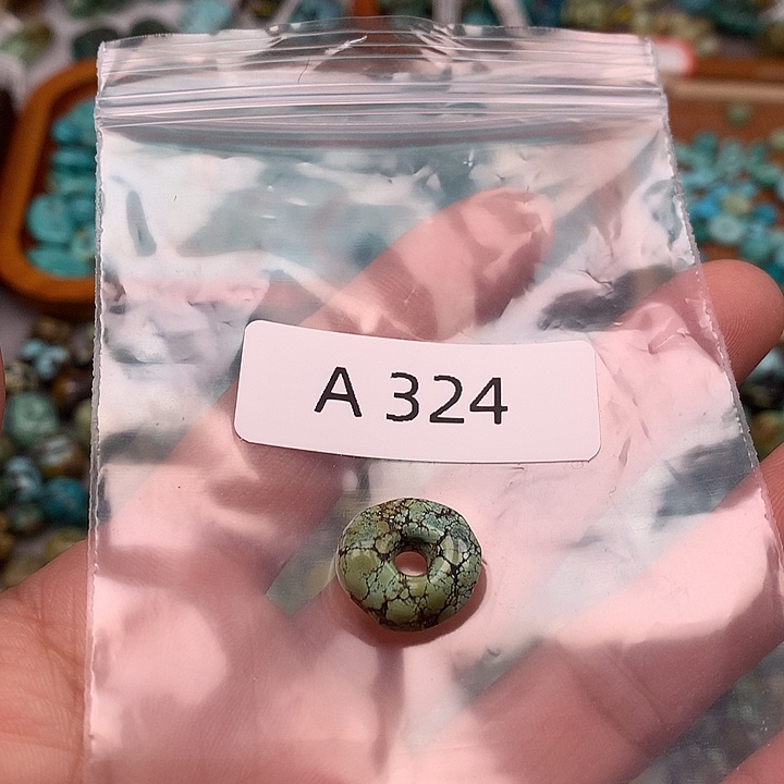 绿松石未镶嵌扣子扣子