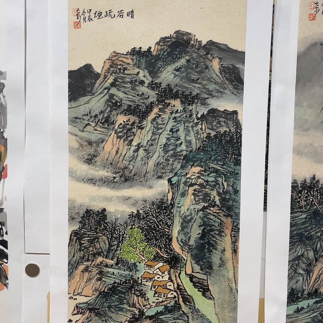 姜奇老师山水作品68×34