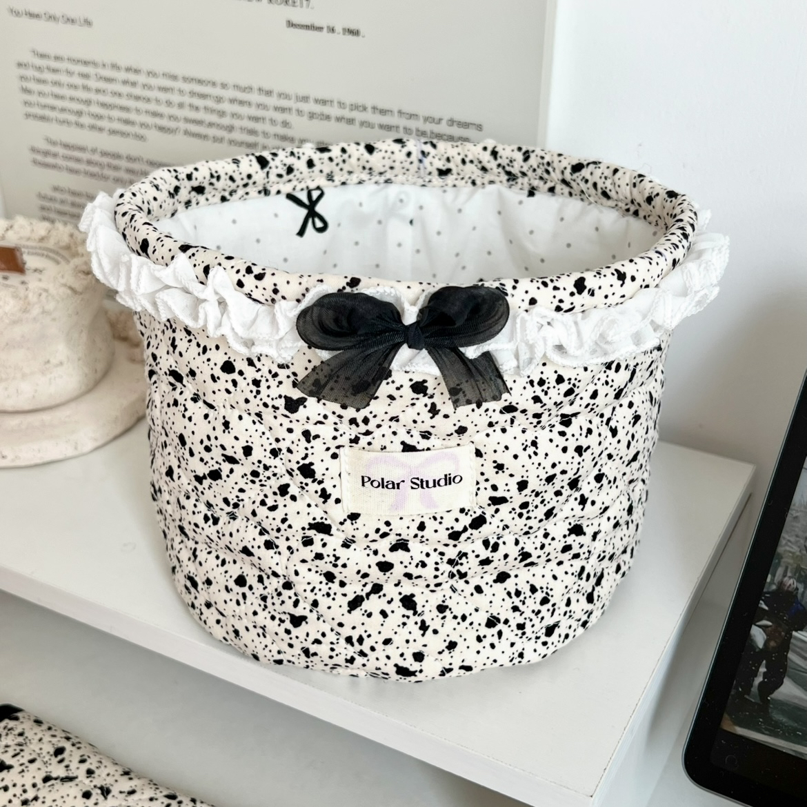 韩国进口泼墨手作收纳筐