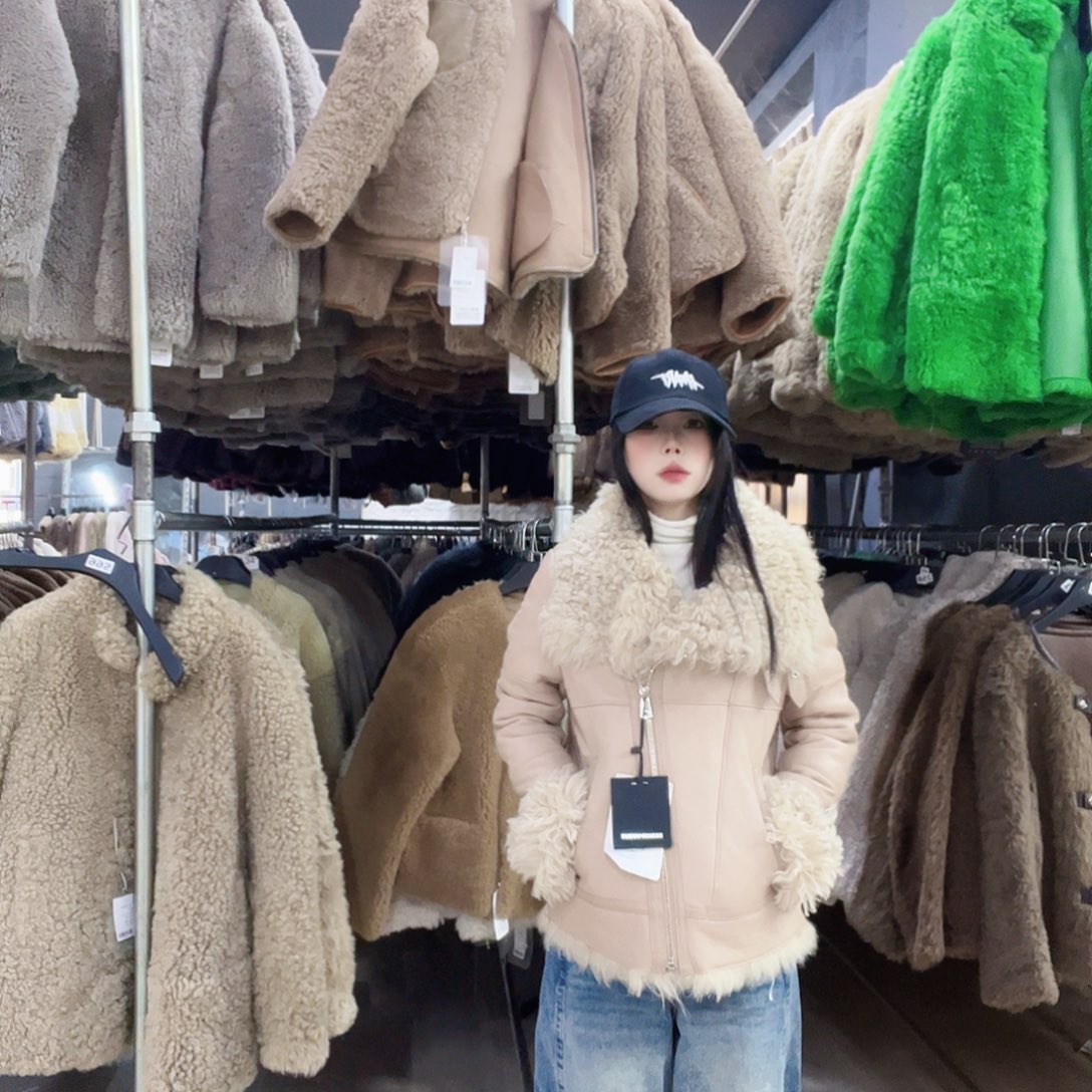 真皮皮毛一体外套218-3035