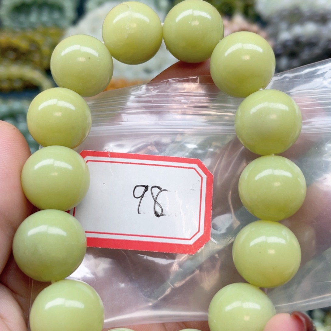 未镶嵌蛇纹石玉手串