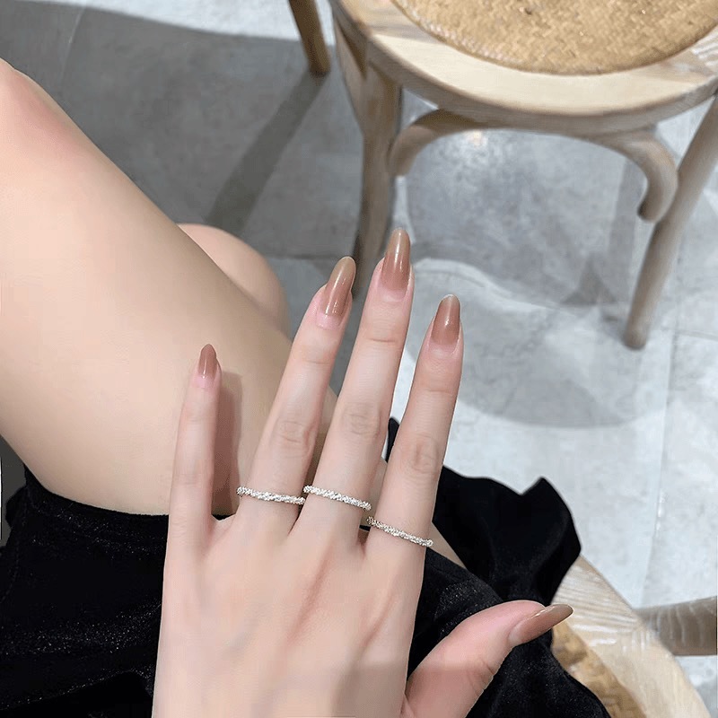 铜合金戒指 合金 满天星戒指5016