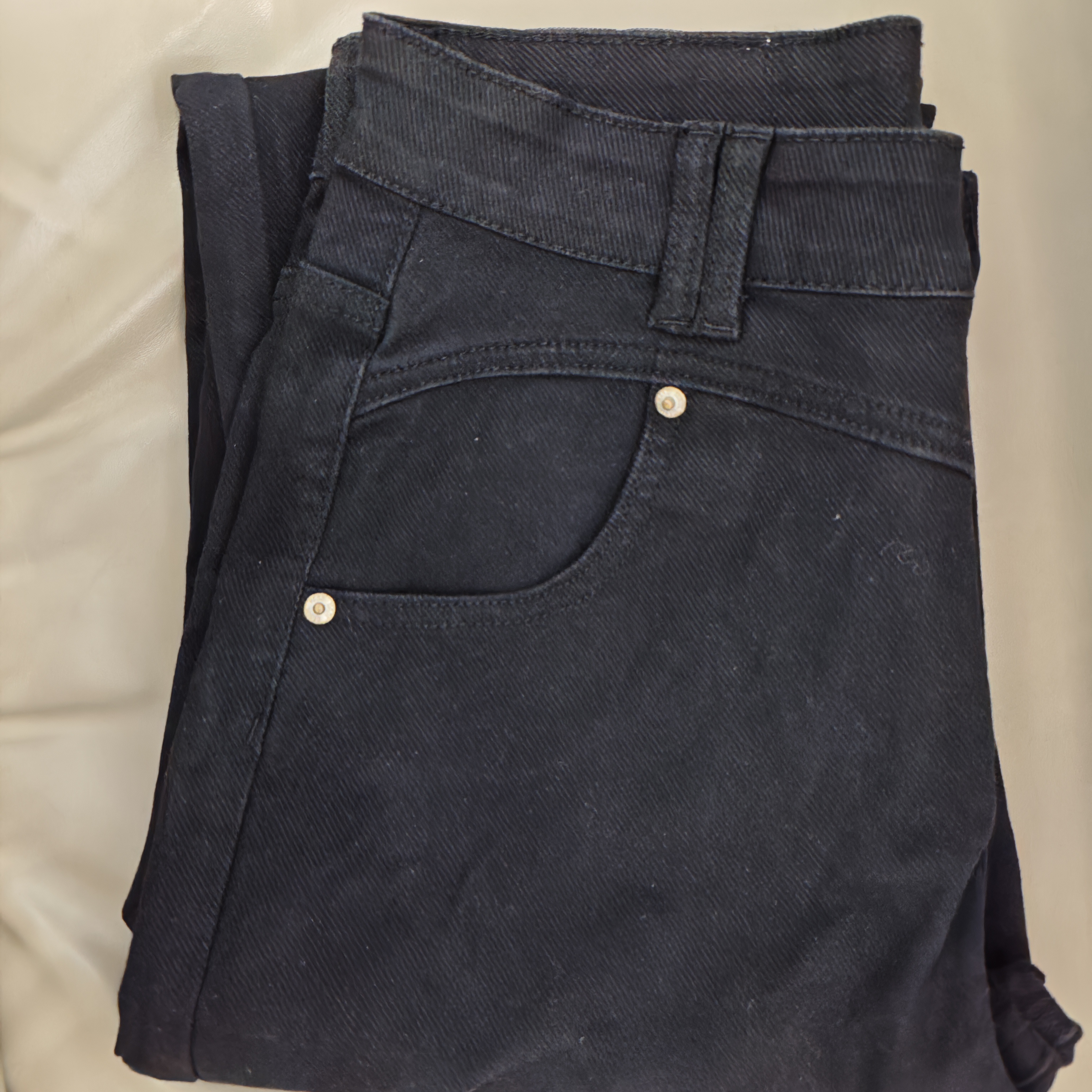 HXSM 「牛仔裤」时尚感复古直筒牛仔裤3983