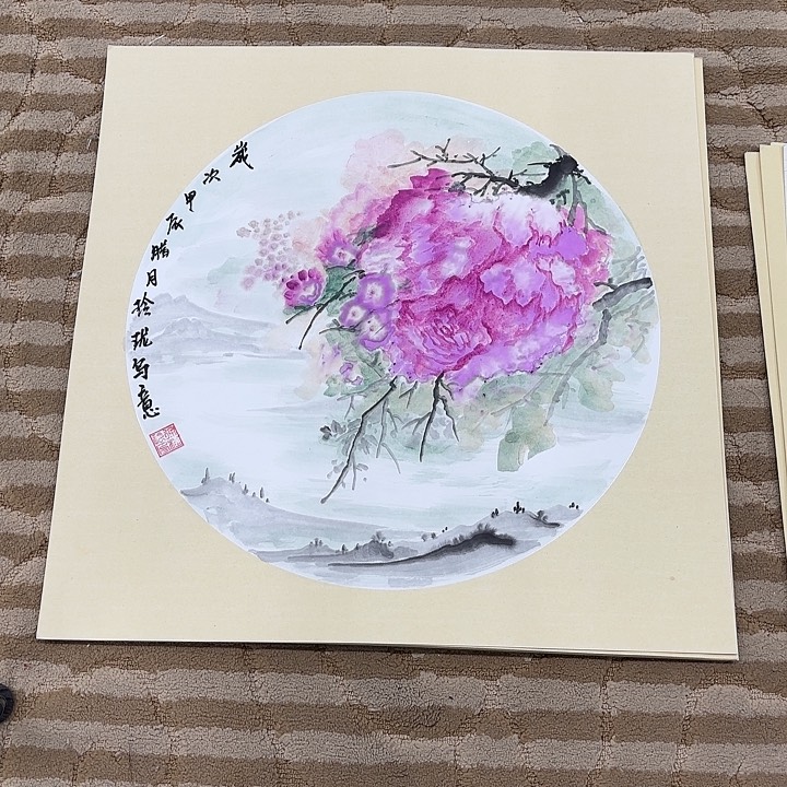 国画花鸟等多种鸟类和动物50.50