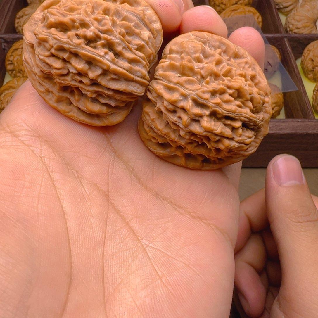 把件文玩核桃40尺平谷四座楼