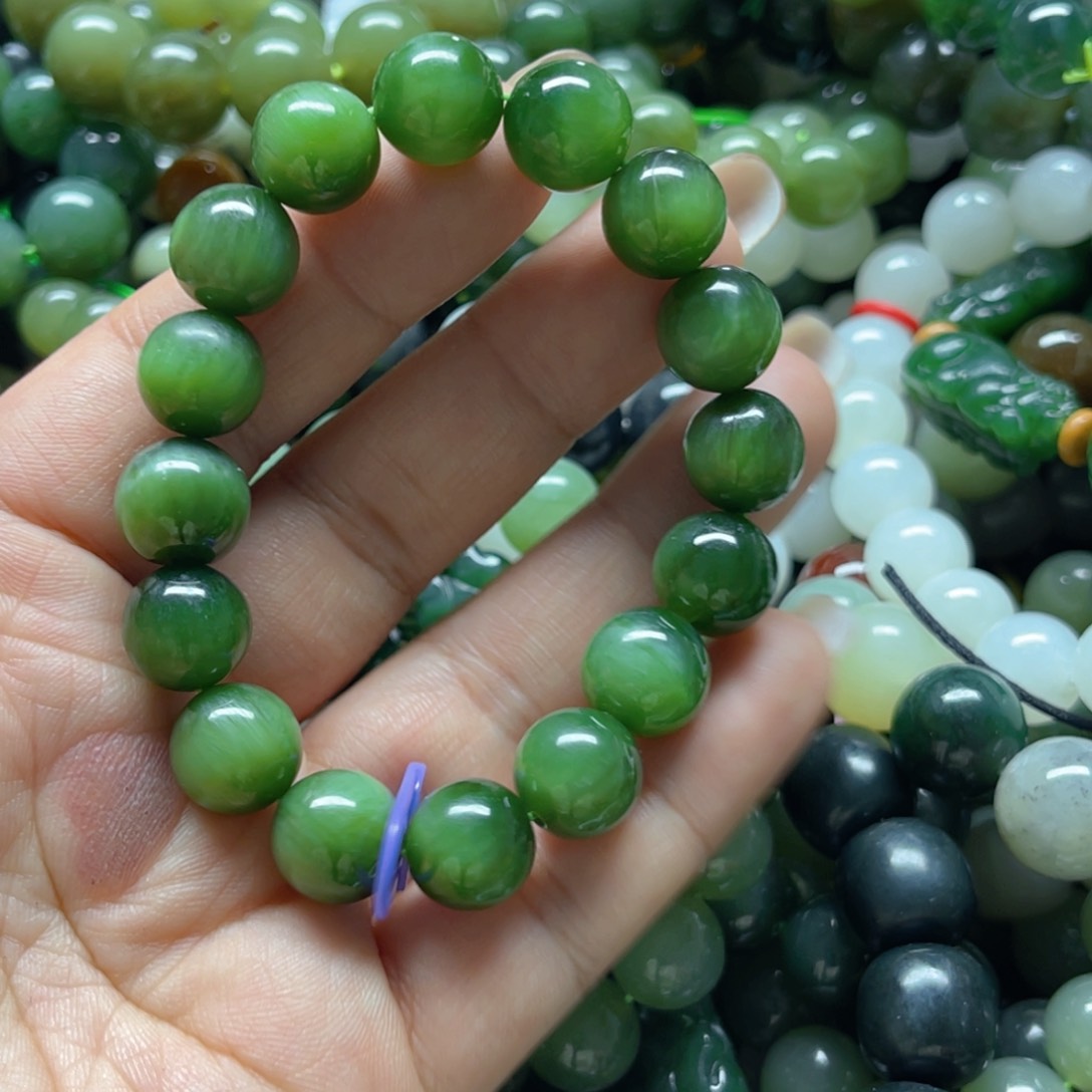 和田玉手链未镶嵌