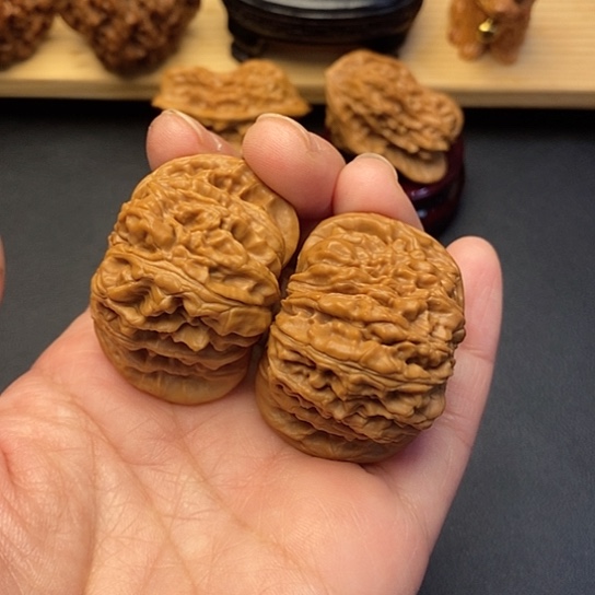 把件核桃42尺四座楼