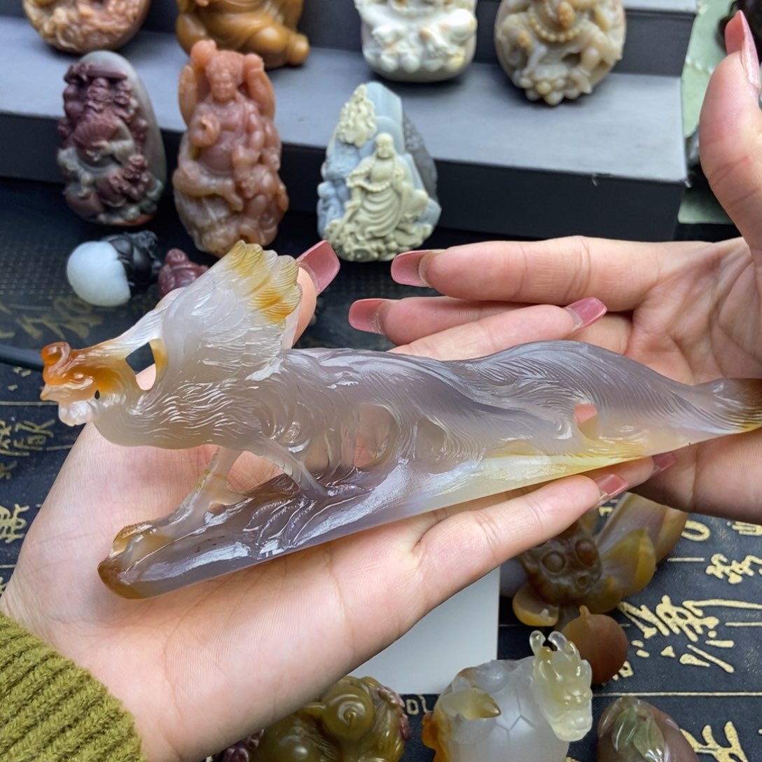 玛瑙/玉髓挂件未镶嵌