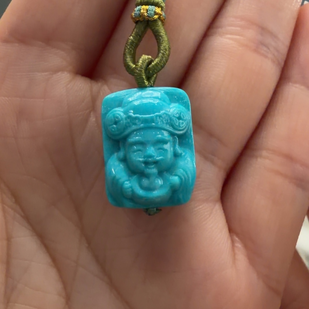 绿松石未镶嵌颈饰