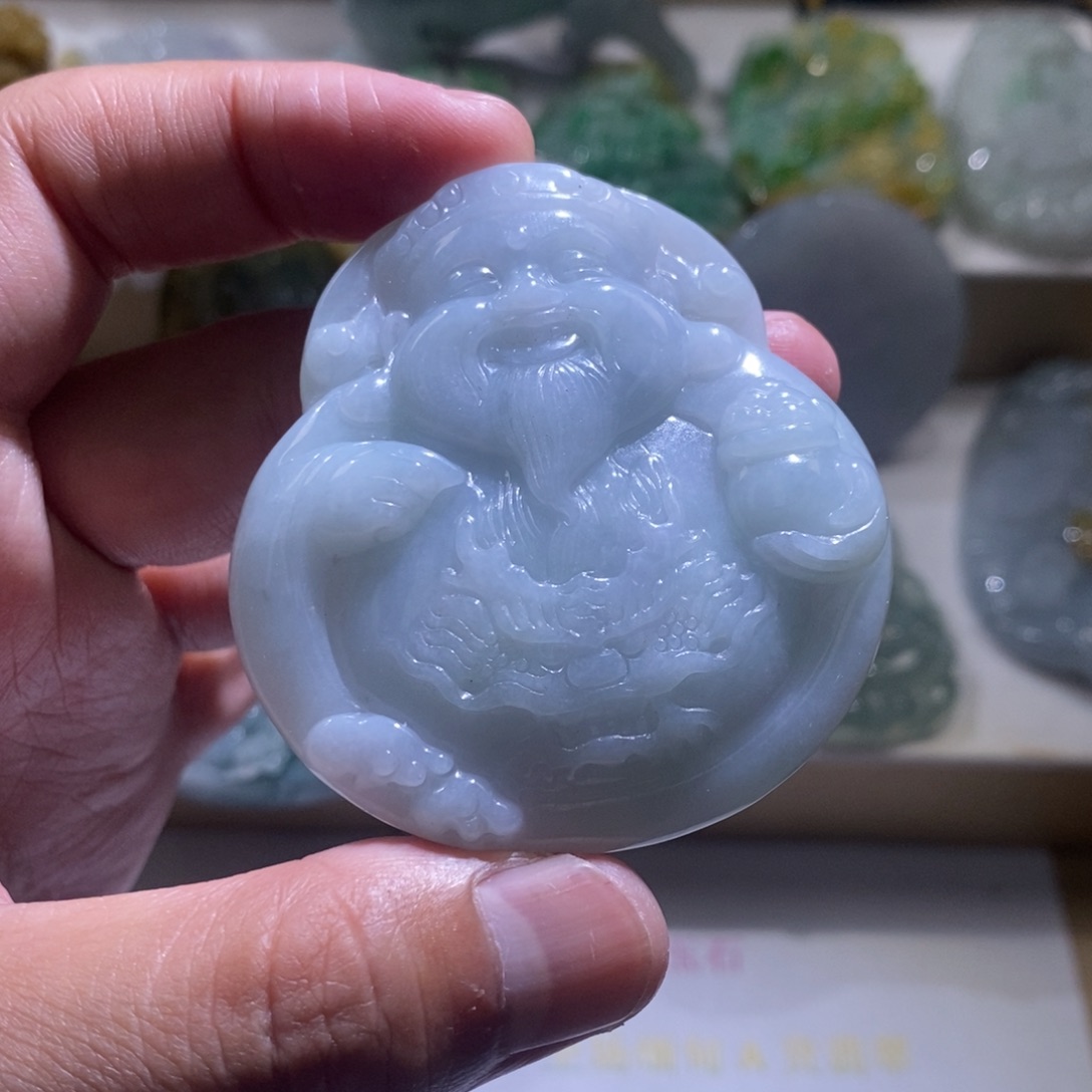 【闪购商品】翡翠颈饰未镶嵌财神