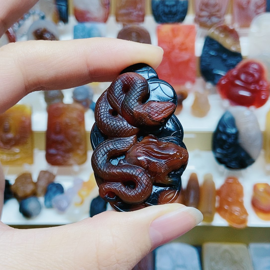 玛瑙/玉髓颈饰未镶嵌林*然