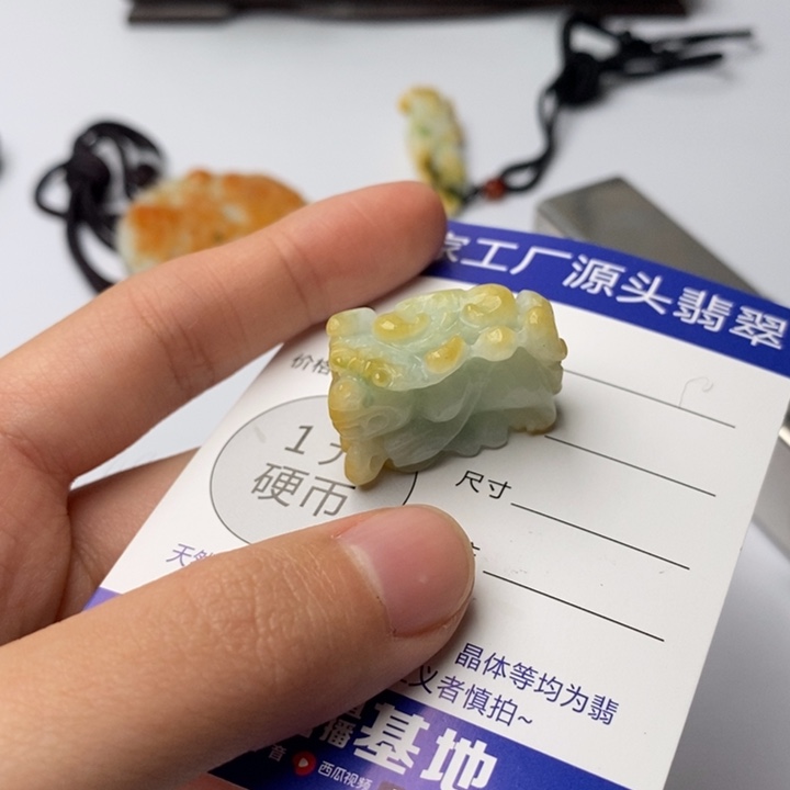 翡翠颈饰未镶嵌翡翠