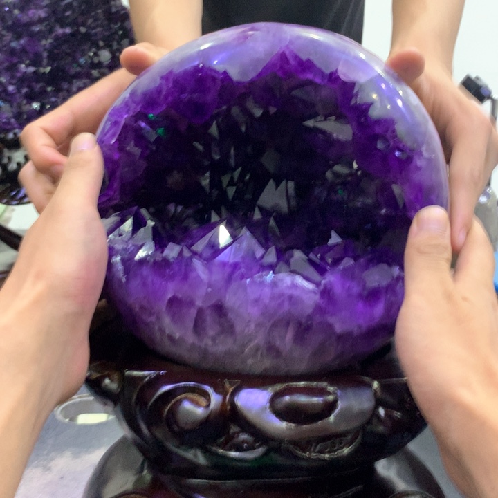 紫晶珠宝半成品未镶嵌轻**安紫晶007