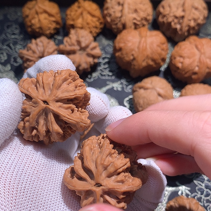 文玩手把件 虎头39全品
