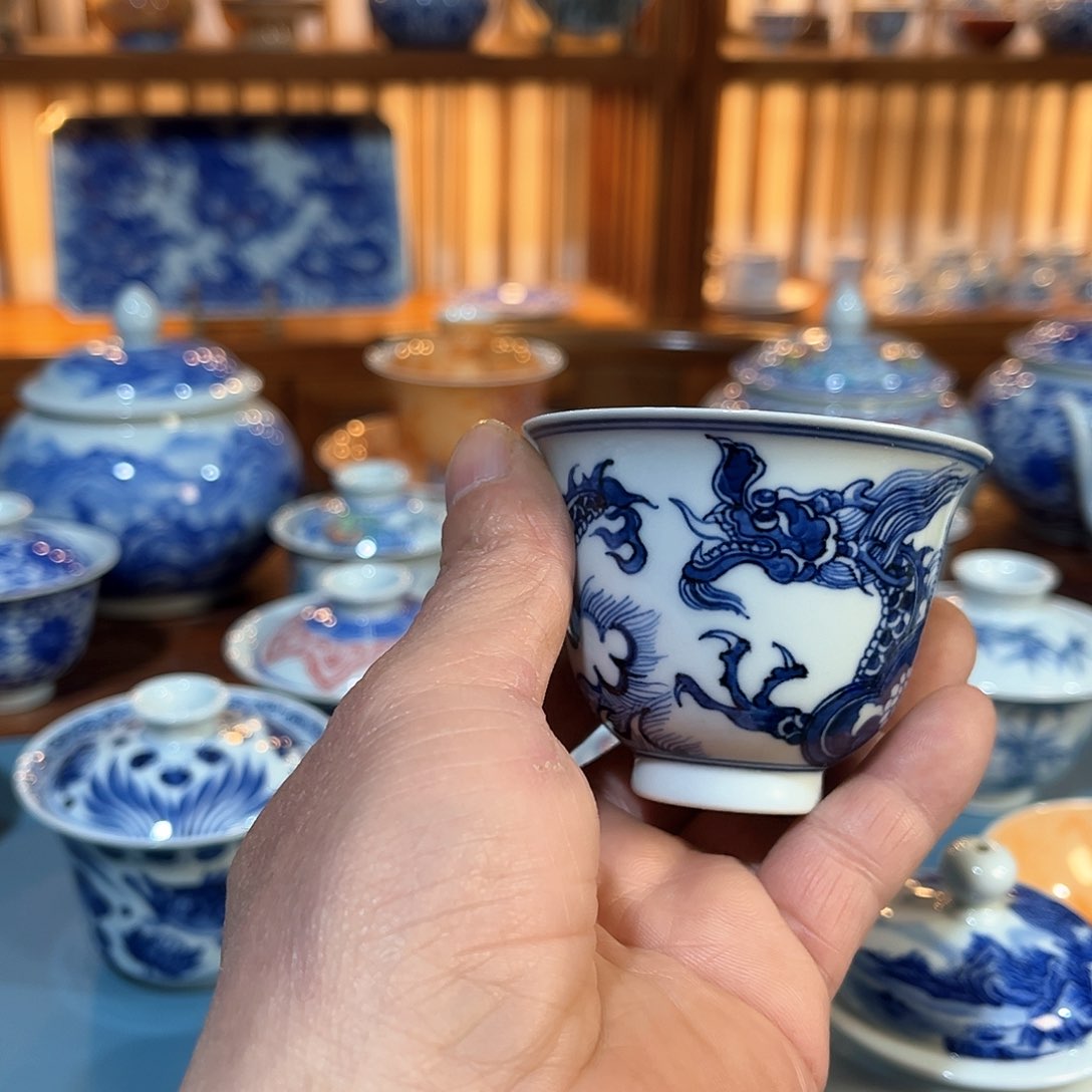 錡镇堂手工手绘杯