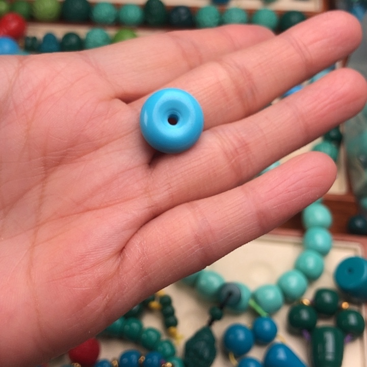 琉璃颈饰L**E精工隔珠