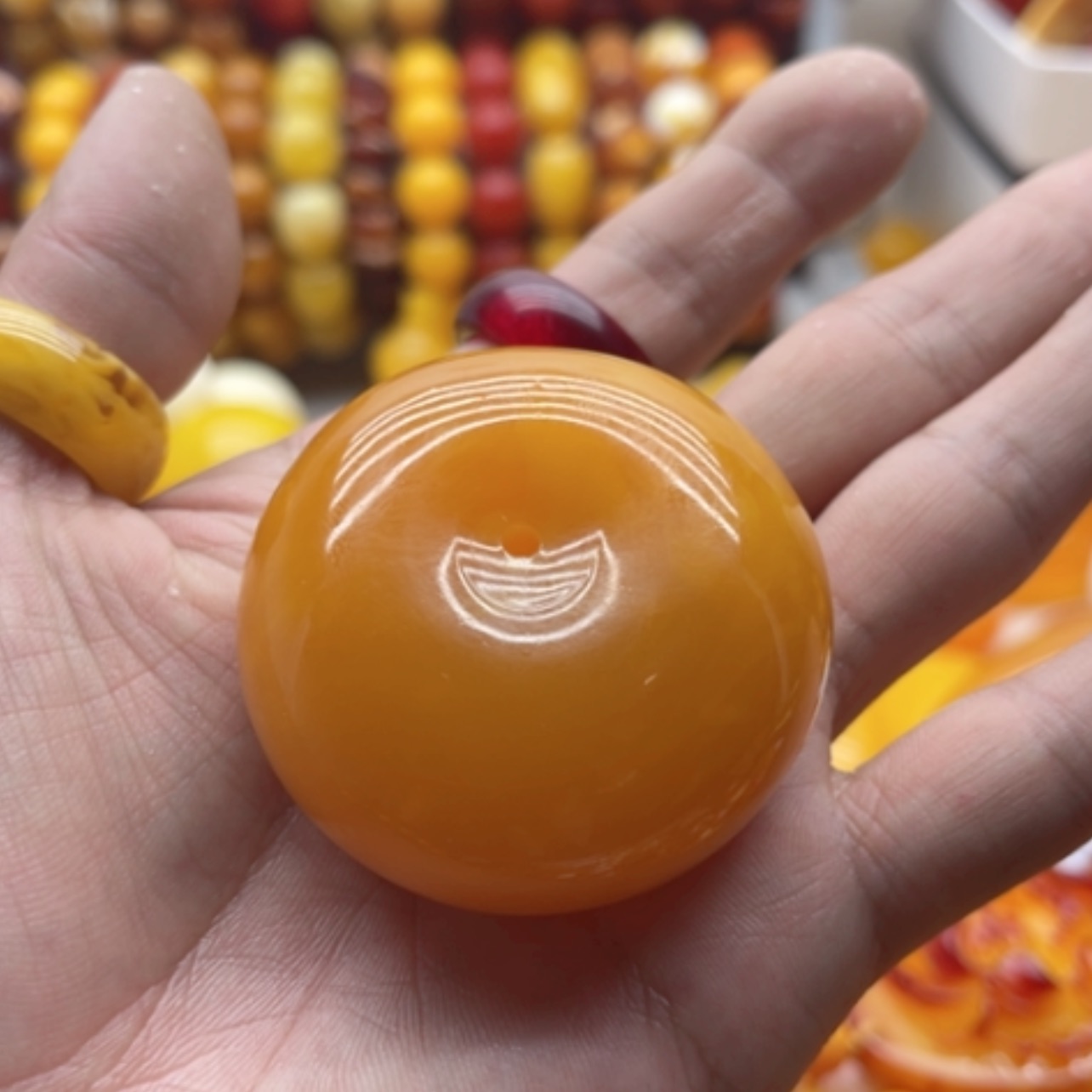 【闪购商品】蜜蜡颈饰未镶嵌蜜蜡平安扣