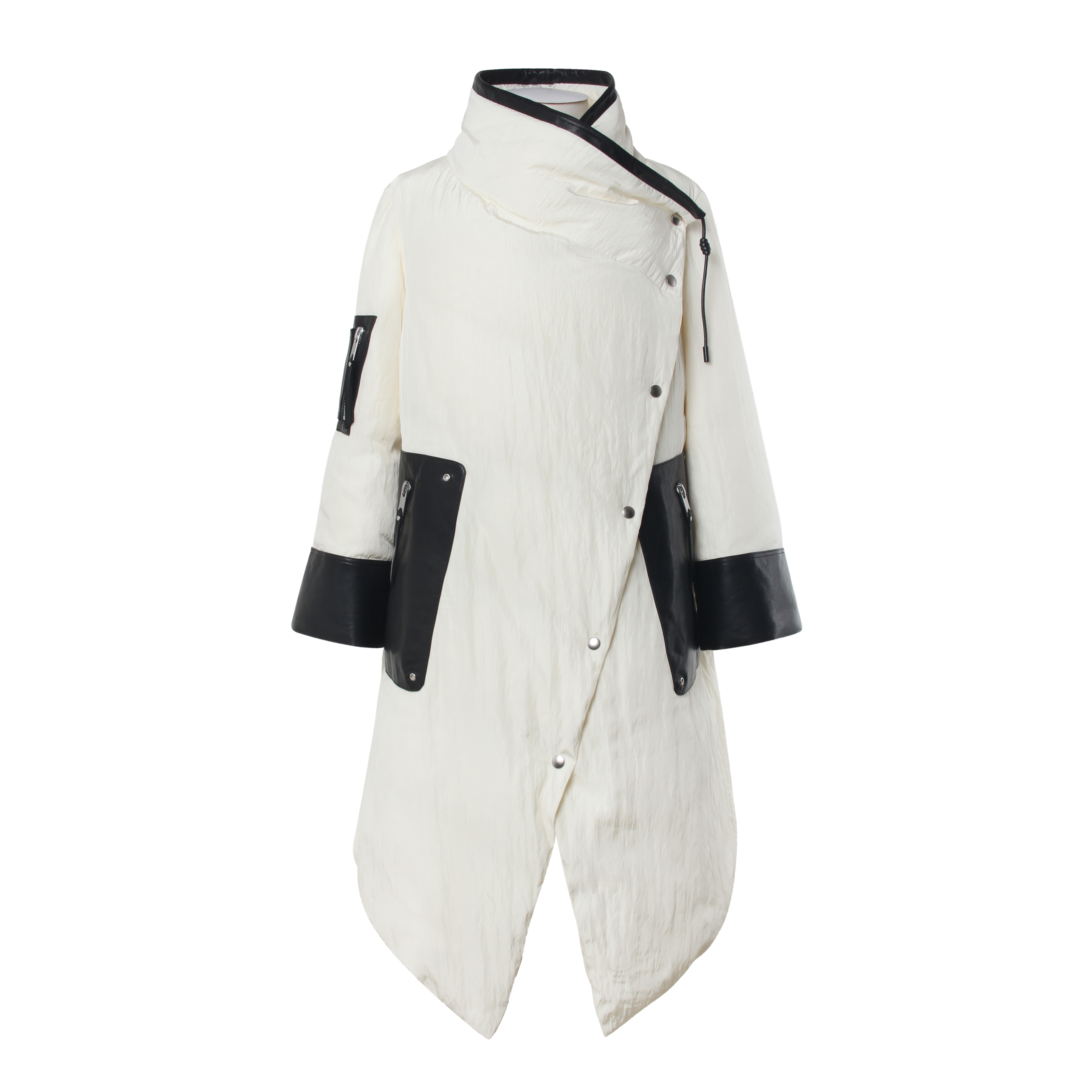【NATURAL GIFT】 中式立领拼接设计保暖鹅绒服FGWDJA10039-A