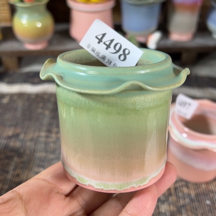 口5高7 手工花盆满30包邮